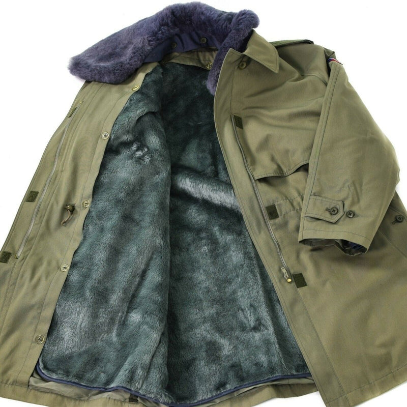 Parka de campagne d'origine de l'armée tchèque M85 Veste d'hiver olive avec doublure NEUF