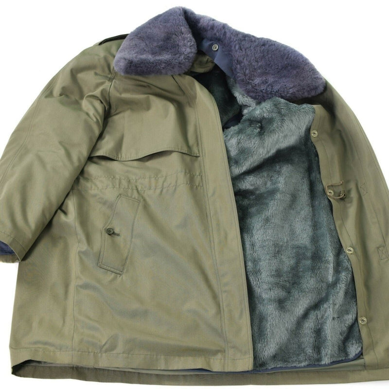 Parka de campagne d'origine de l'armée tchèque M85 Veste d'hiver olive avec doublure NEUF