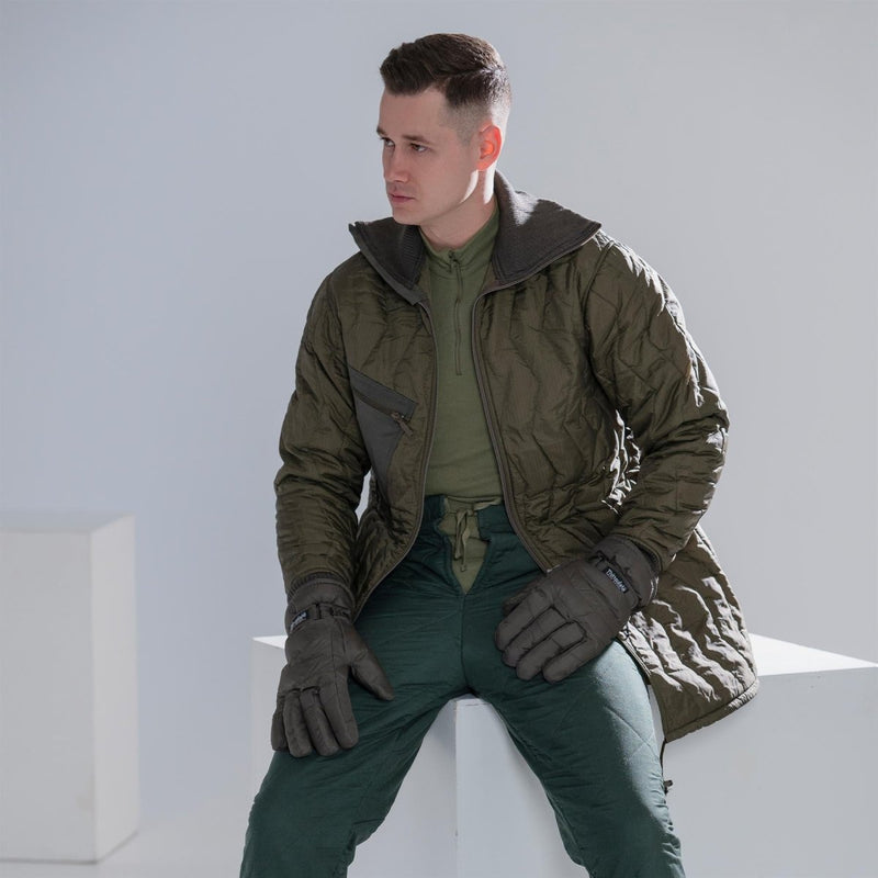 Veste de campagne parka d'origine de l'armée allemande avec doublure en matelassé, édition militaire d'hiver, NEUF