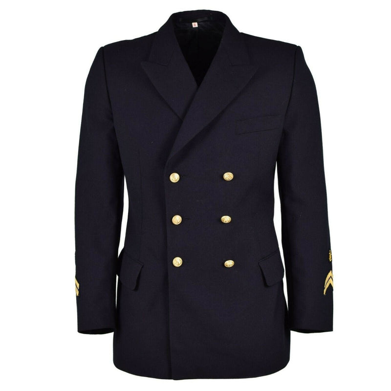 Veste de costume originale des Marines de l'armée allemande noire marine uniforme militaire formel