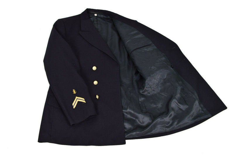 Veste de costume originale des Marines de l'armée allemande noire marine uniforme militaire formel