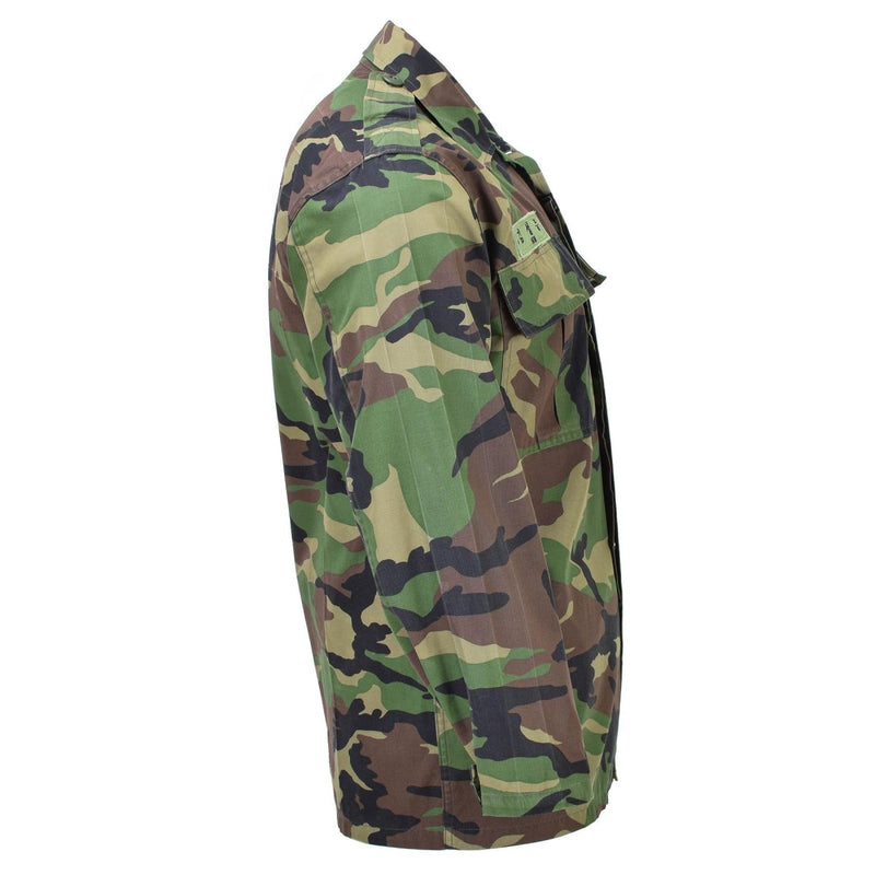 Chemises tactiques militaires sud-coréennes originales M90 Woodland Camo Combat Field