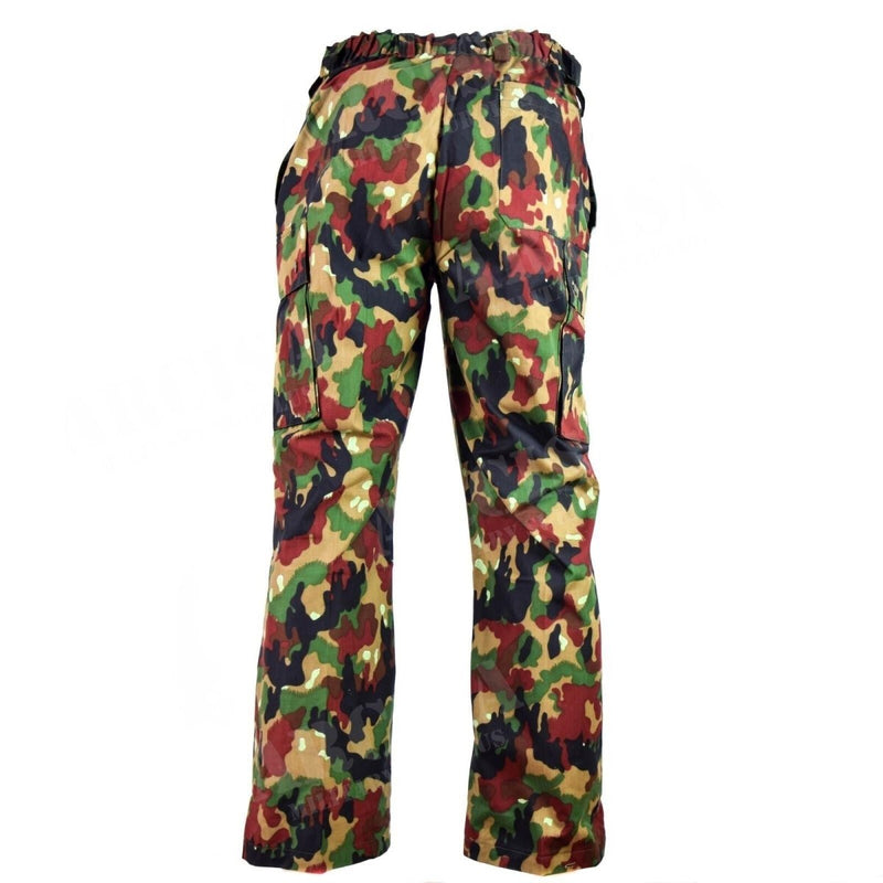 Pantalon de combat original de l'armée suisse M83 Alpenflage Camo field trousers Suisse