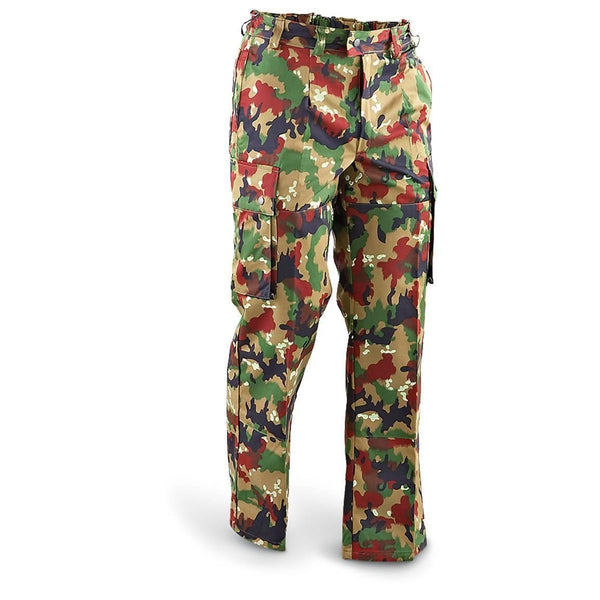 Pantalon de combat original de l'armée suisse M83 Alpenflage Camo field trousers Suisse