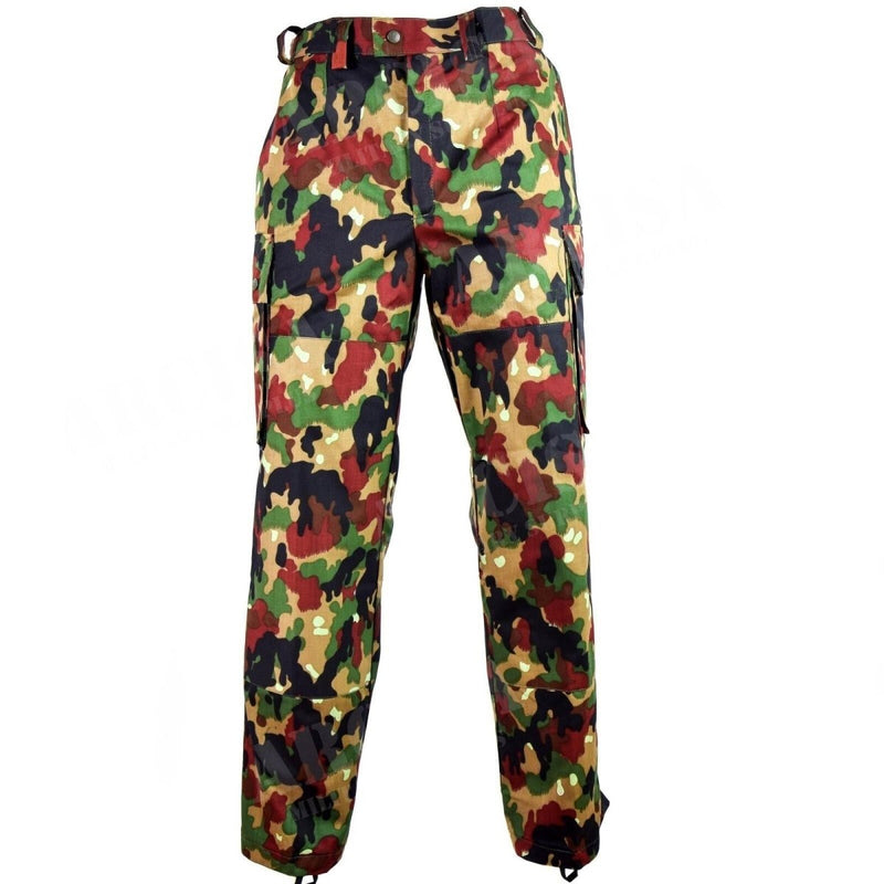 Pantalon de combat original de l'armée suisse M83 Alpenflage Camo field trousers Suisse