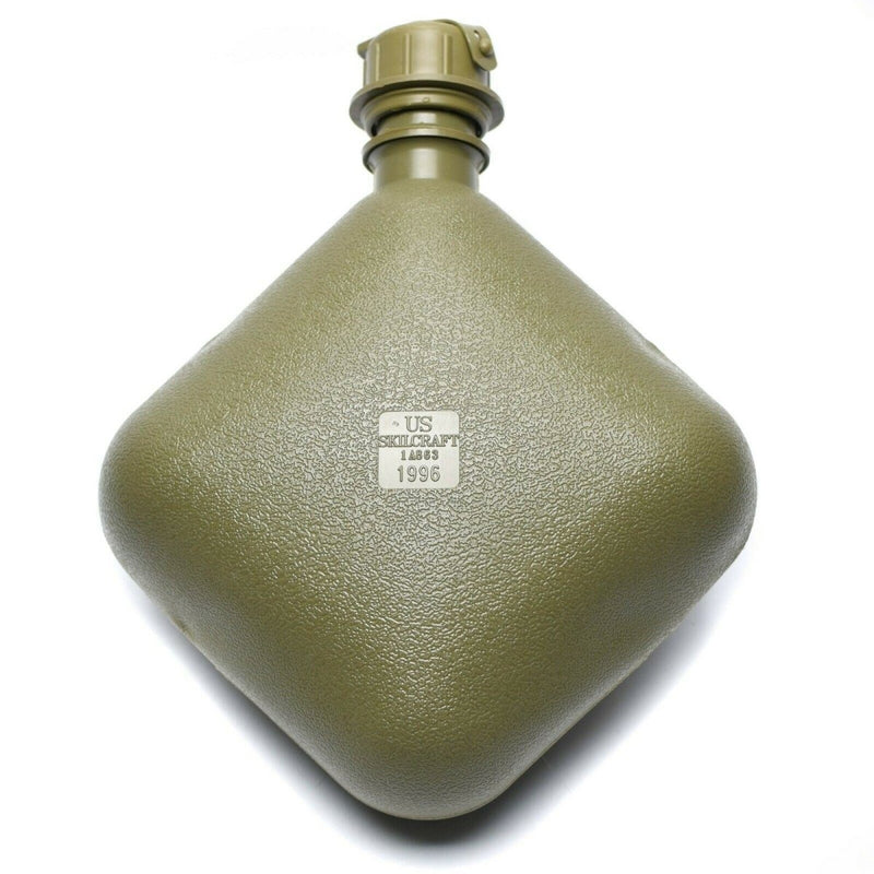 Bouteille d'eau originale de l'armée américaine 2 QT avec pochette Olive OD USA surplus