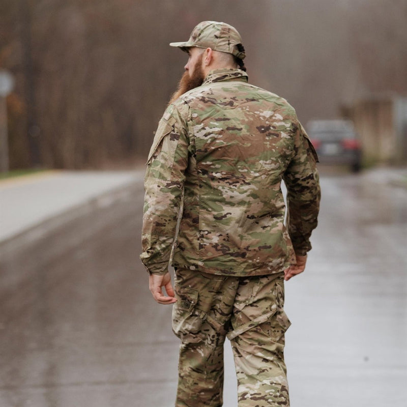 Veste tactique originale de combat actif de l'armée américaine Rip Stop Multicam