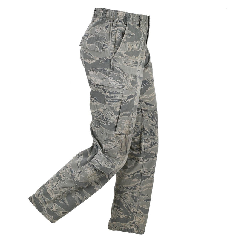 Pantalon de terrain militaire américain original pour homme ABU Digital Tiger Stripe Camouflage