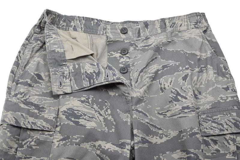 Pantalon de terrain militaire américain original pour femme ABU Digital Tiger Stripe Camouflage