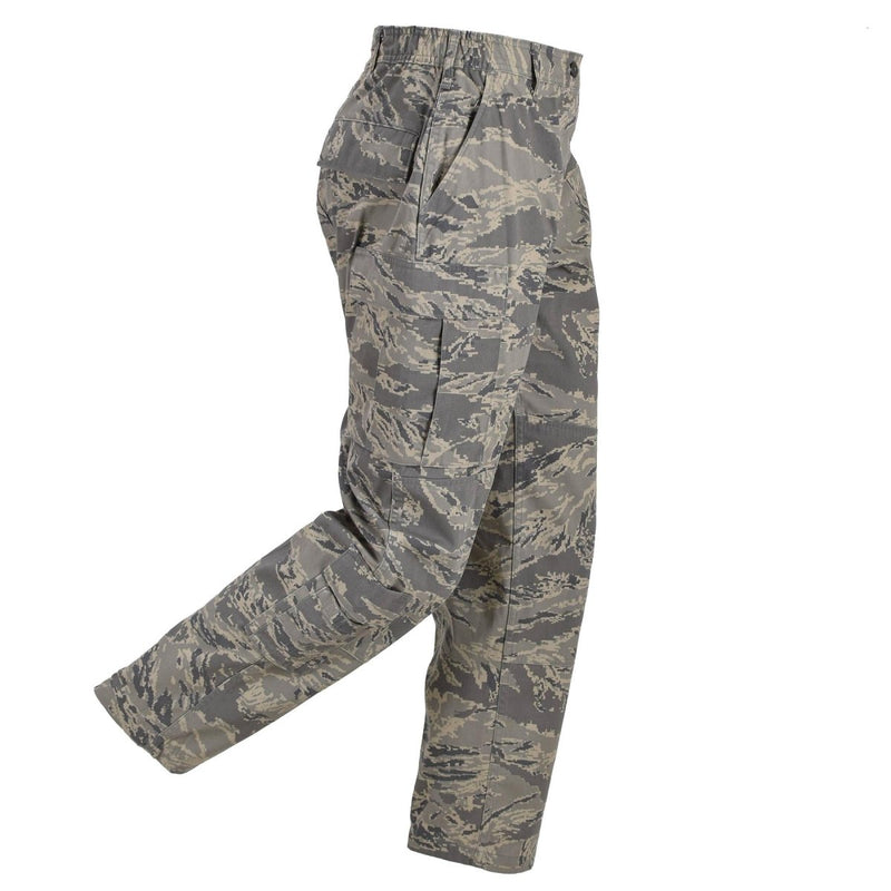 Pantalon de terrain militaire américain original pour femme ABU Digital Tiger Stripe Camouflage