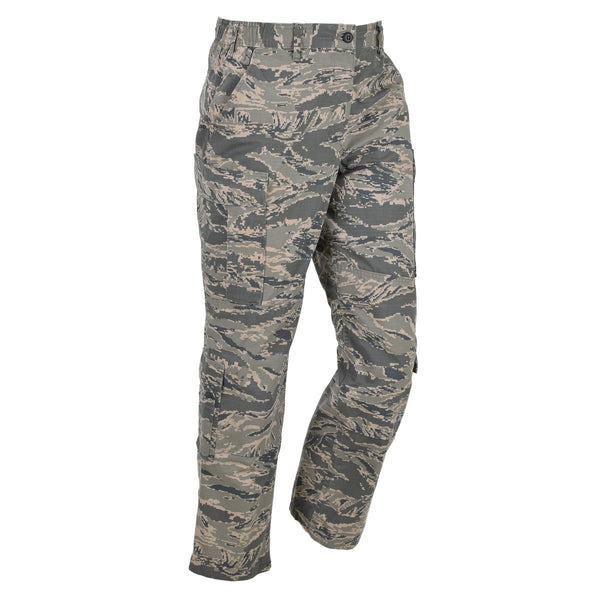 Pantalon de terrain militaire américain original pour femme Rip Stop ABU Digital Tiger Stripe Camo