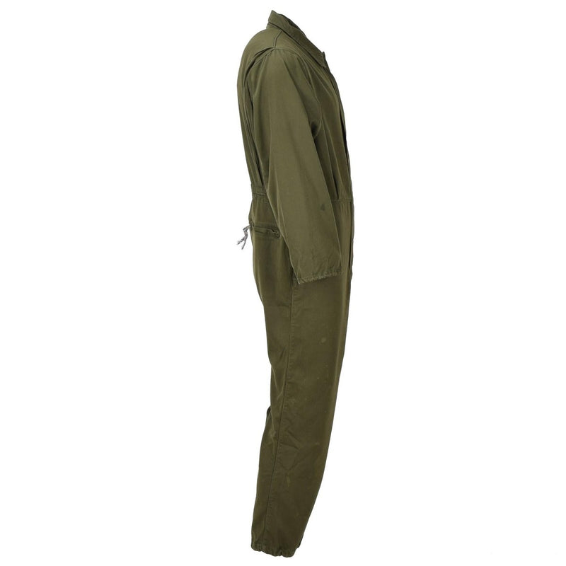 Combinaison de travail originale de mécanicien militaire américain, combinaison uniforme de combinaison mess Olive