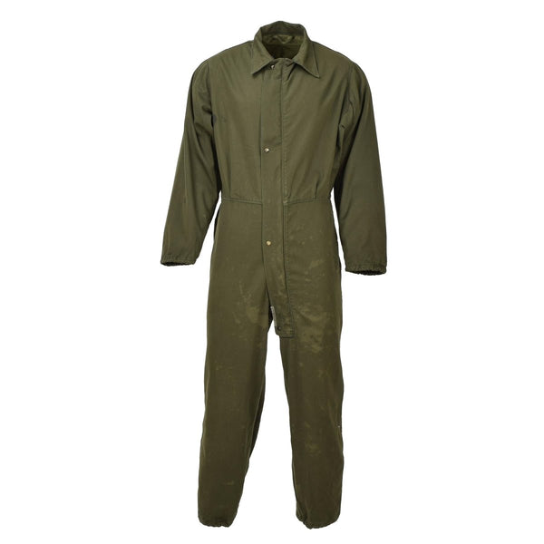 Combinaison de travail originale de mécanicien militaire américain, combinaison uniforme de combinaison mess Olive