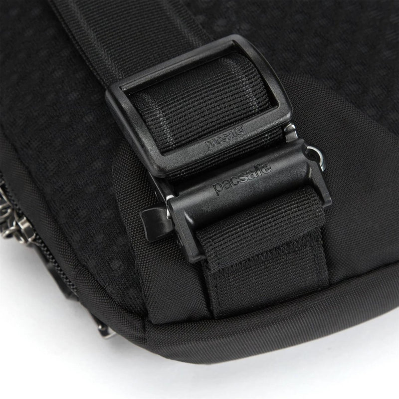 Sac à bandoulière Pacsafe Vibe 150 hydrofuge et antivol Noir