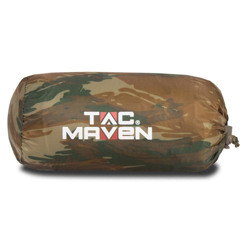 PENTAGON Poncho imperméable Ripstop Capuche réglable Pack de compression Lézard Camo