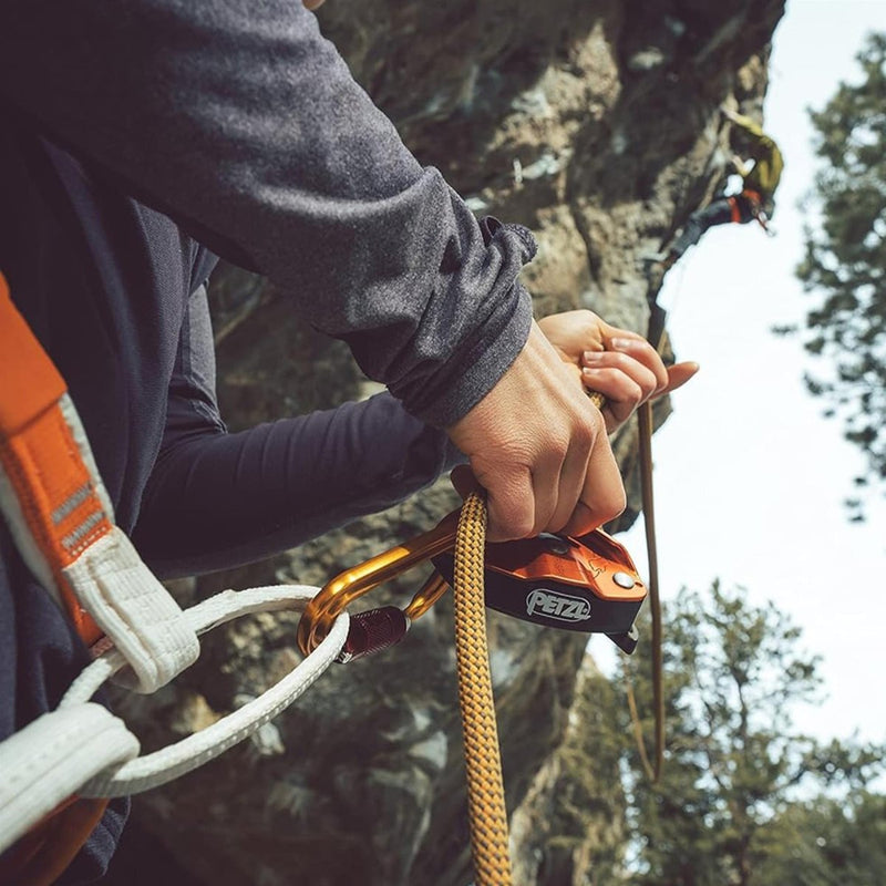 PETZL Grigri Dispositif d'assurage à freinage assisté Equipement d'escalade Aluminium Bleu