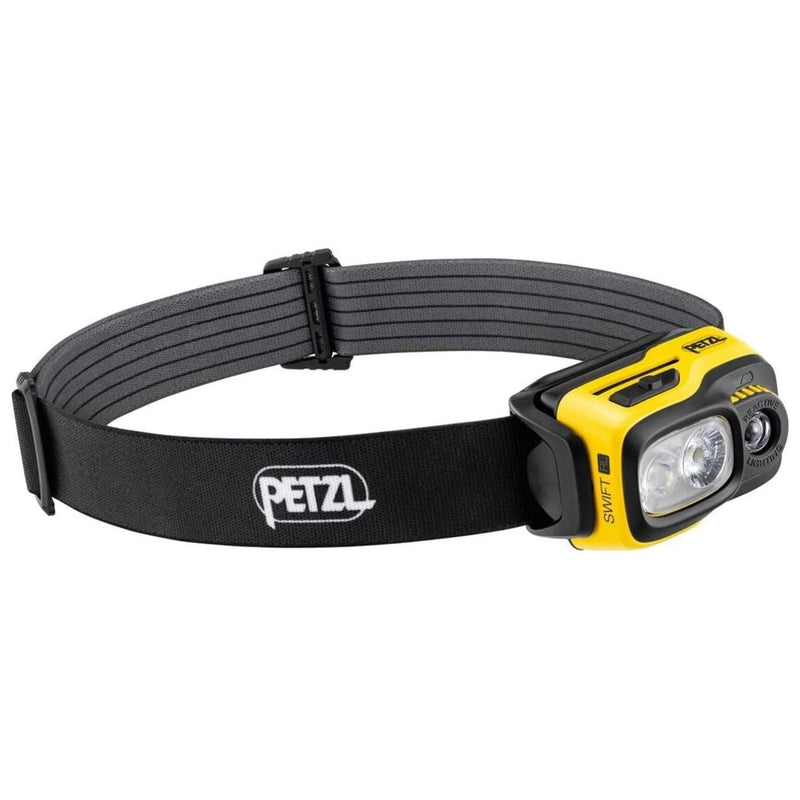 PETZL Swift RL Lampe frontale 1100 lumens rechargeable résistante à l'eau Jaune