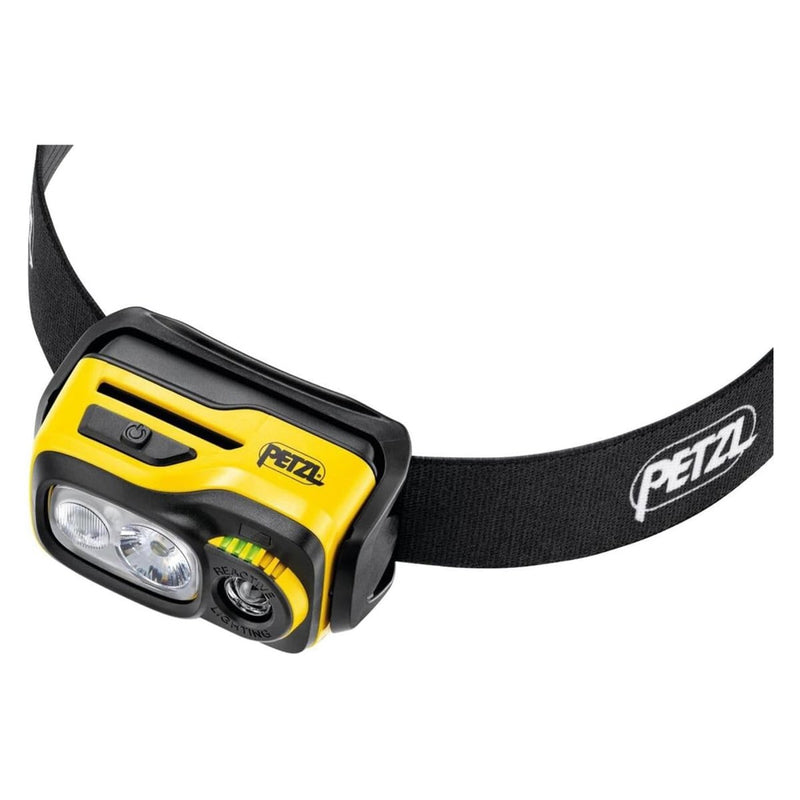 PETZL Swift RL Lampe frontale 1100 lumens rechargeable résistante à l'eau Jaune