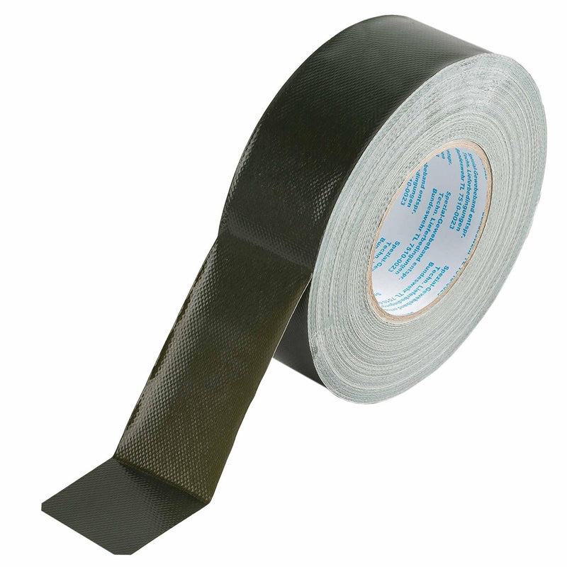 Military-grade cloth duct tape 50m x 50mm olive extremely strong waterproof high quality black tape