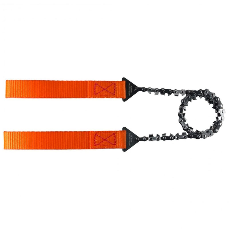 NORDIC POCKET SAW portable survival tool quality hiking heat treated carbon steel chainsaw orange handles