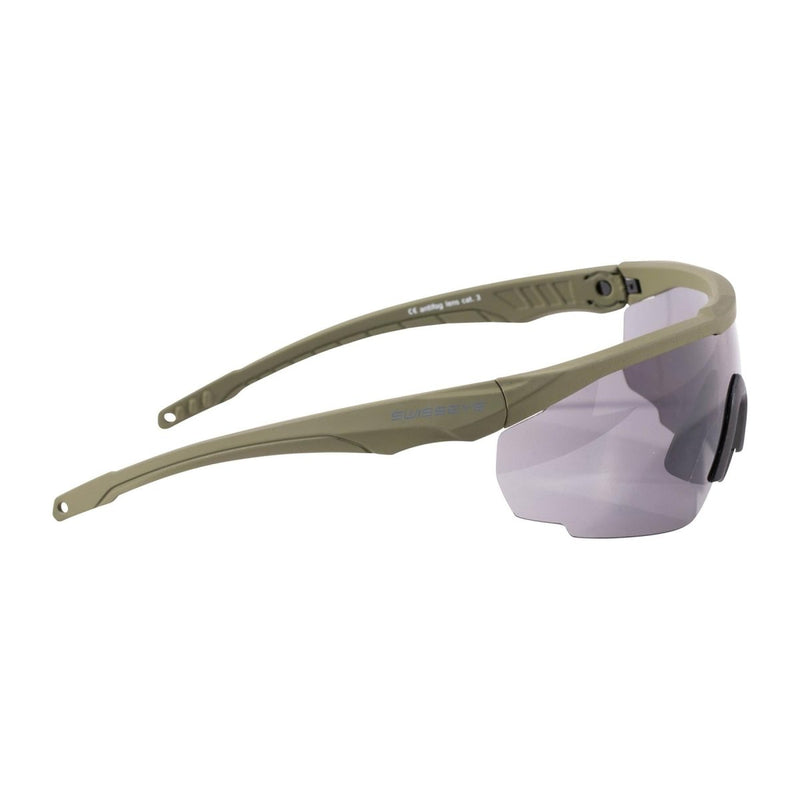 SWISS EYE Safety glasses UV protection adjustable angle goggles Olive