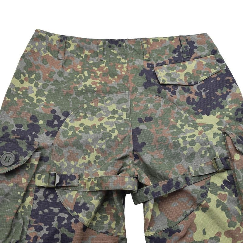 TACGEAR Brand German Army style field cargo combat pants Flecktran camo ripstop reinforced seat